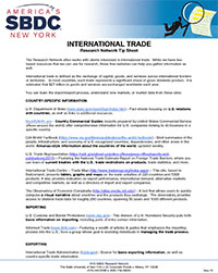 International Trade Tip Sheet