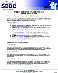 Social Media Tip Sheet